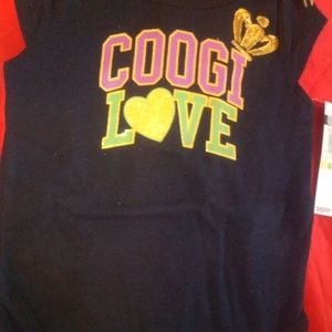 #1 L - NWOT COOGI LOVE NWT 3-Month-old Baby Girl Onesie Black